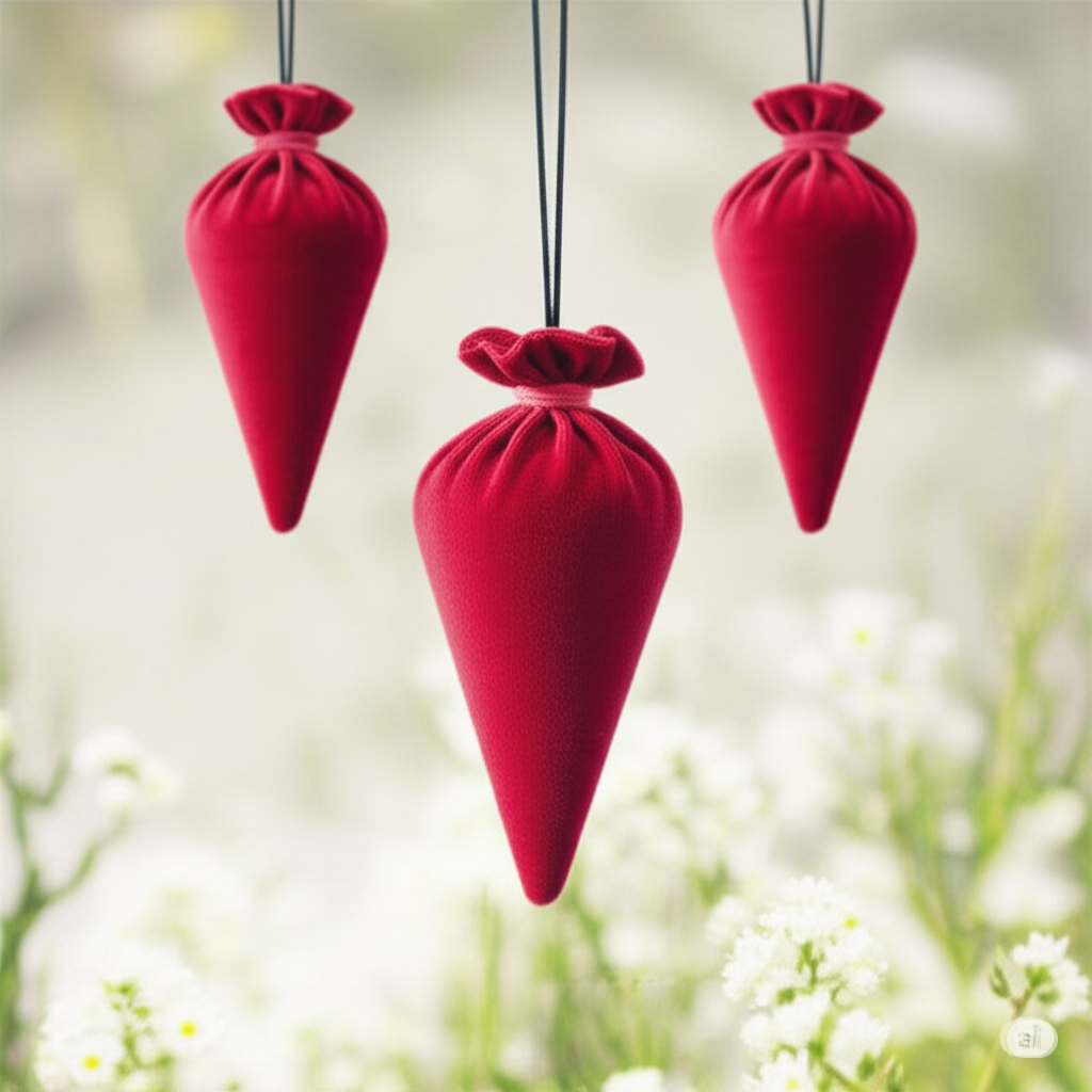 GlamSce Camphor Cone (Original) | 100% Organic Air Freshener for Car, Wardrobe, Office & Home - 2 Pack